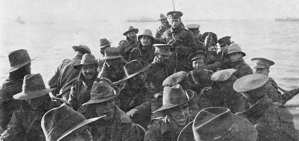 anzac cove australians