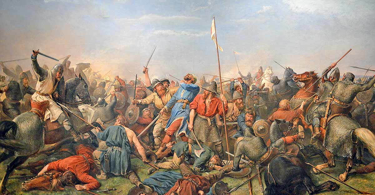 battle of stamford bridge painting harald hadrada