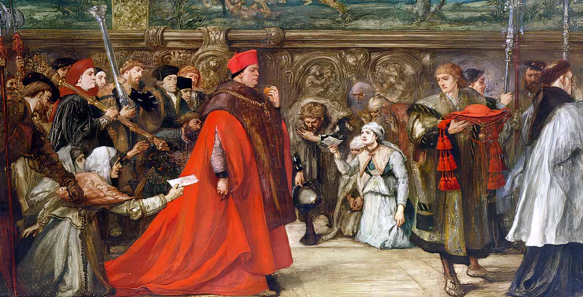 cardinal wolsey to westminster hall