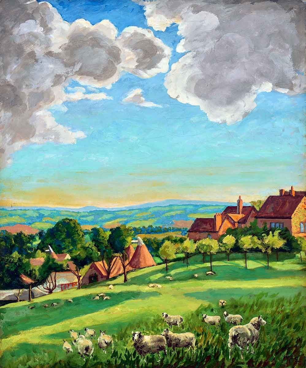 chartwell landscape with sheep