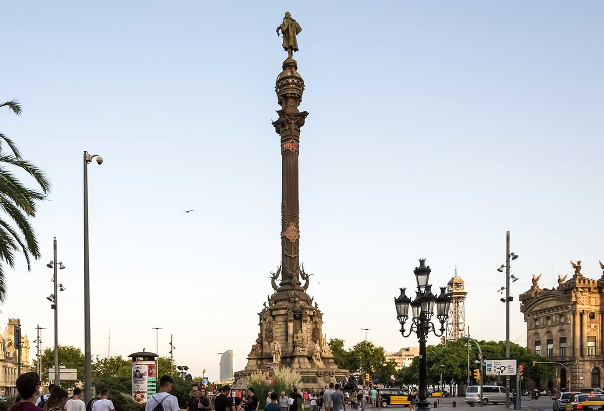Columbus Monument, Barcelona, Spain, 1888