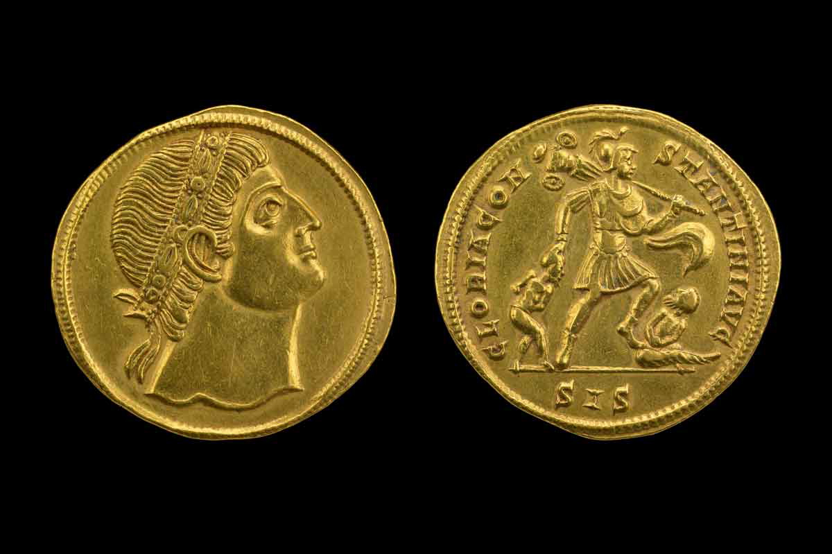 constantine the great coin council of nicaea