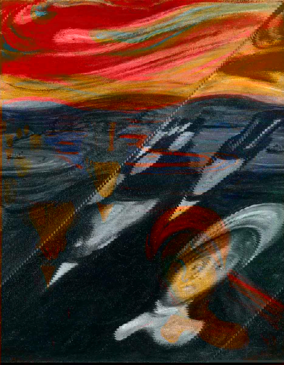 edvard munch anxiety frieze of life painting