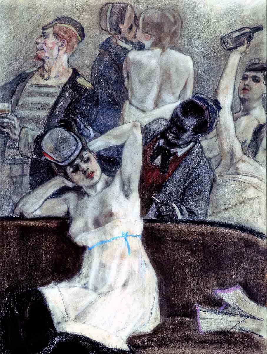 felicien rops the sailors den painting