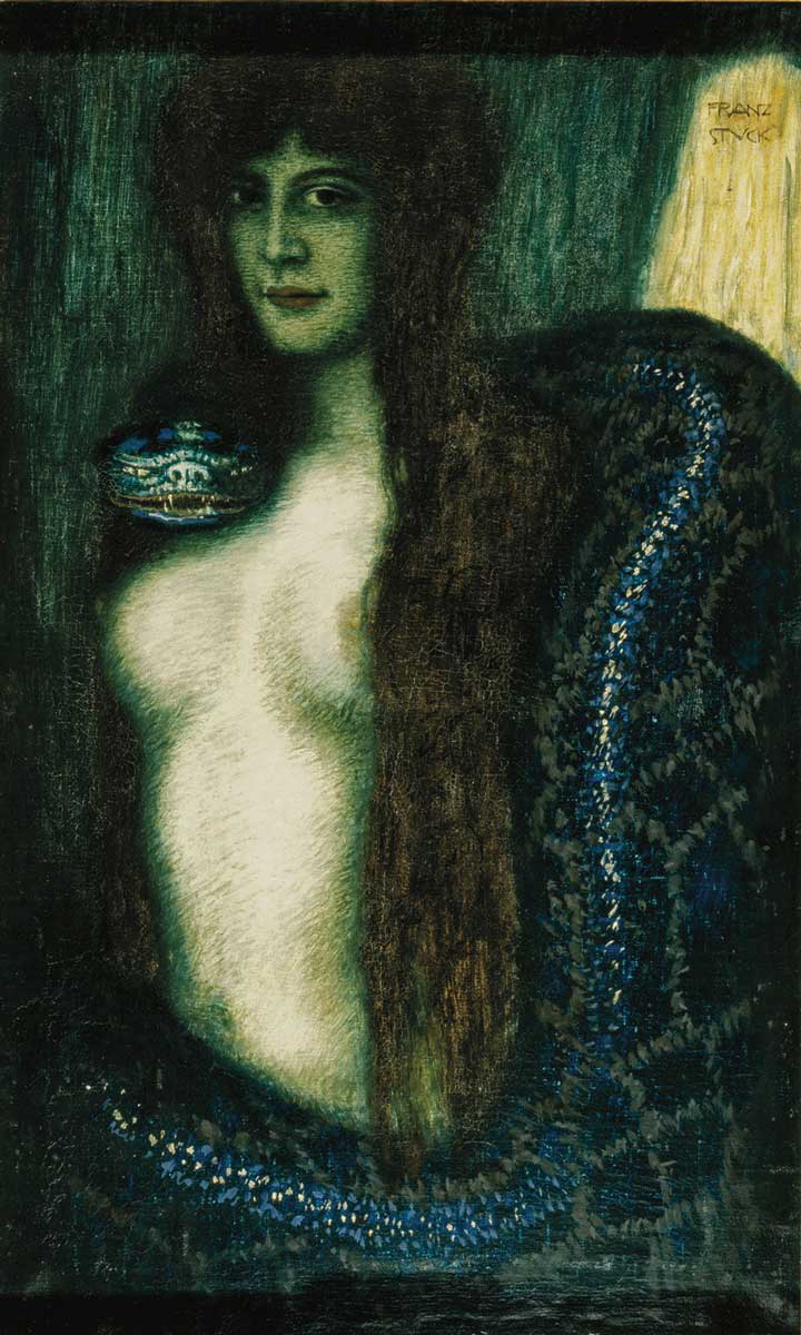 franz von stuck sin sensuality painting