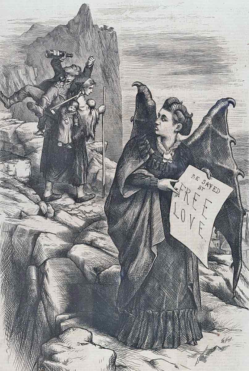 free love political cartoon