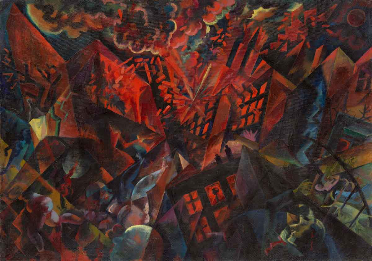 george grosz explosion painting