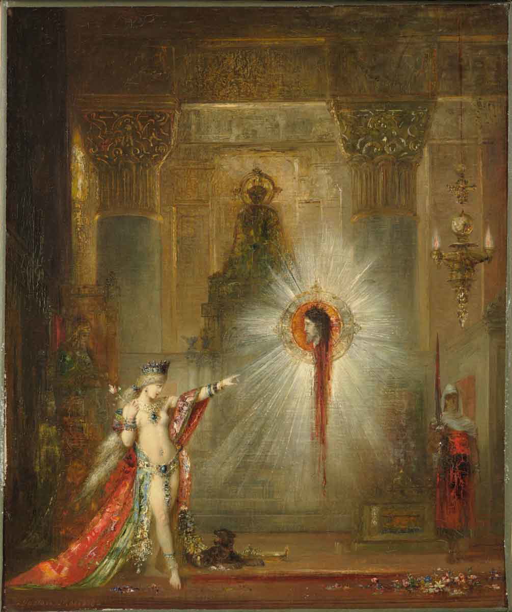 Painting Apparition by Gustave Moreau 