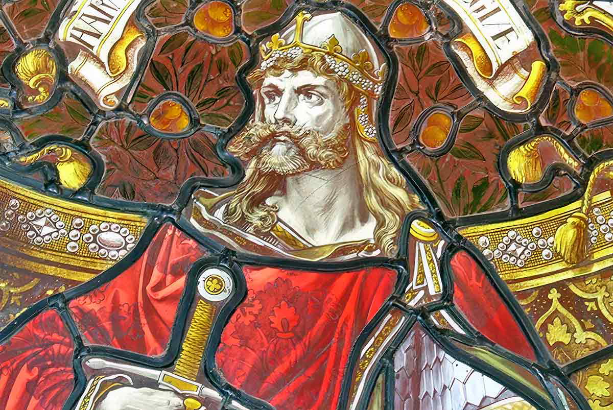 harald hadrada stained glass