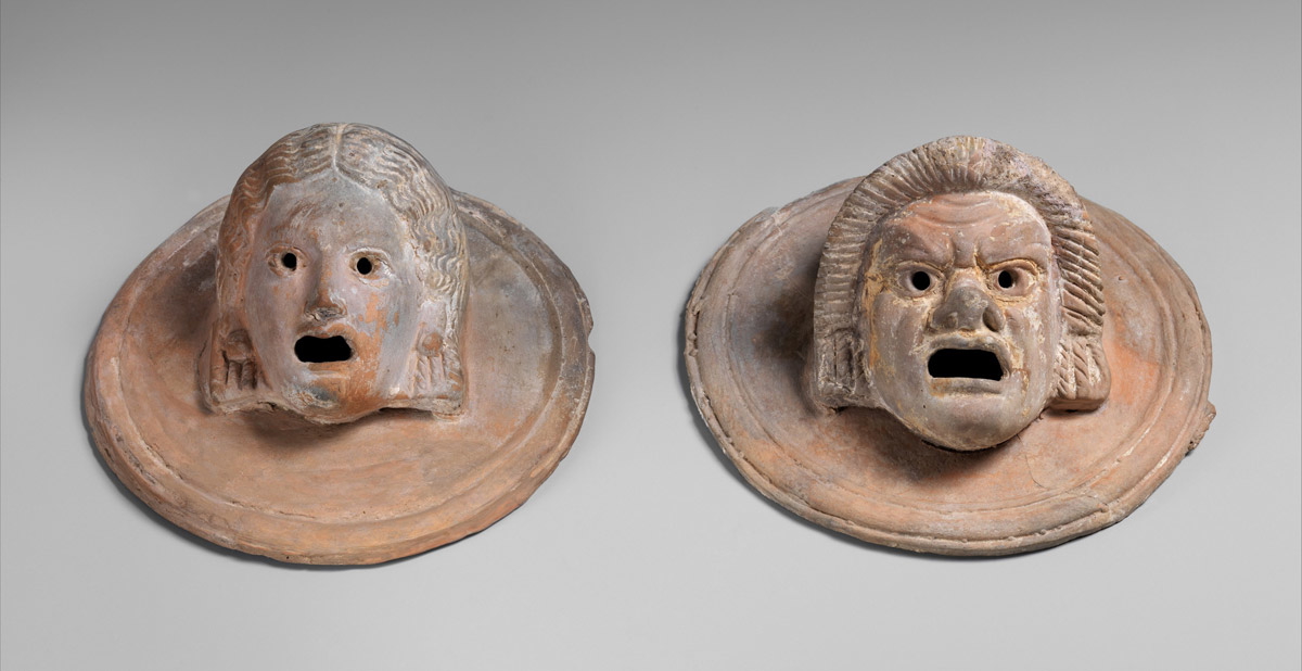 hero archetypes greek theater masks