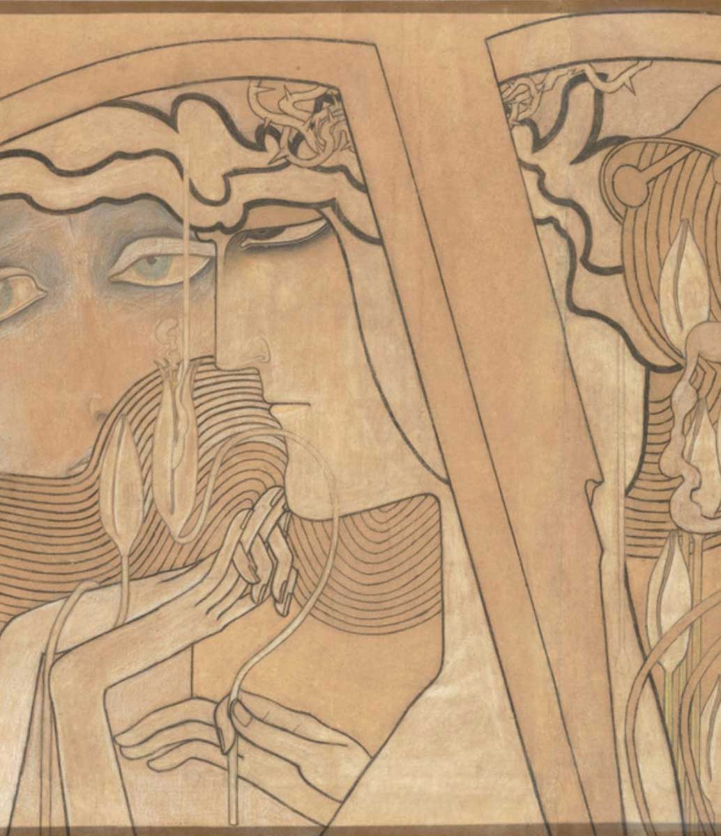 jan toorop desire and satisfaction painting