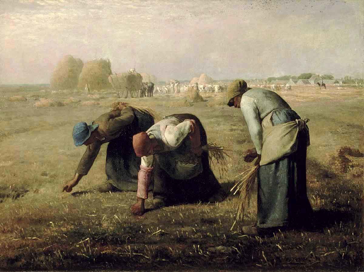 Painting The Gleaners by Jean-François Millet