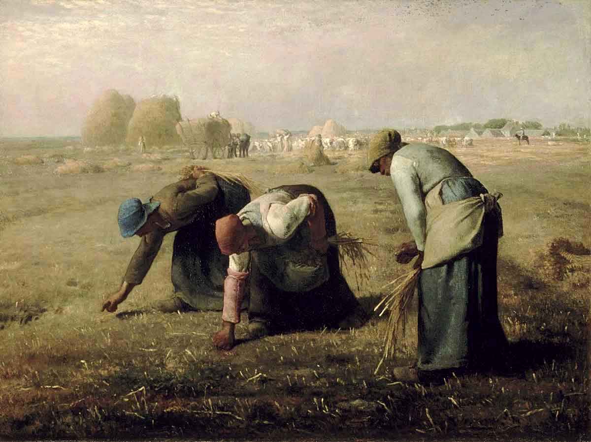 jean francois millet gleaners 1857