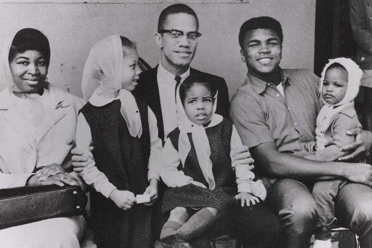 malcolm x wife daughters muhammad ali