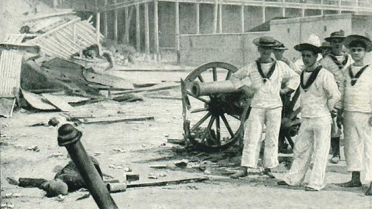 marines british artillery