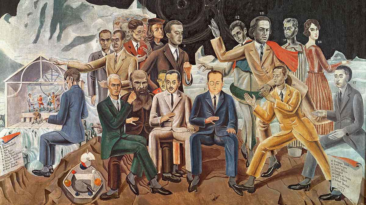 max ernst au rendez vous des amis 1922