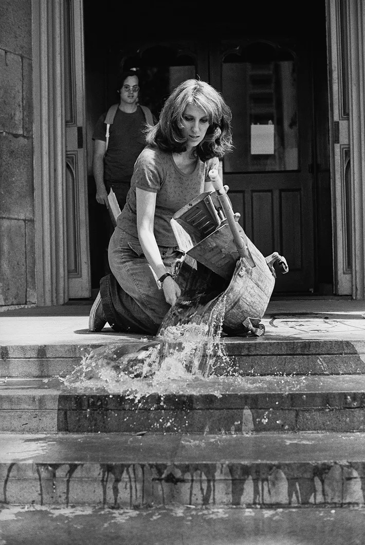 mierle laderman ukeles washing tracks maintenance inside 1973