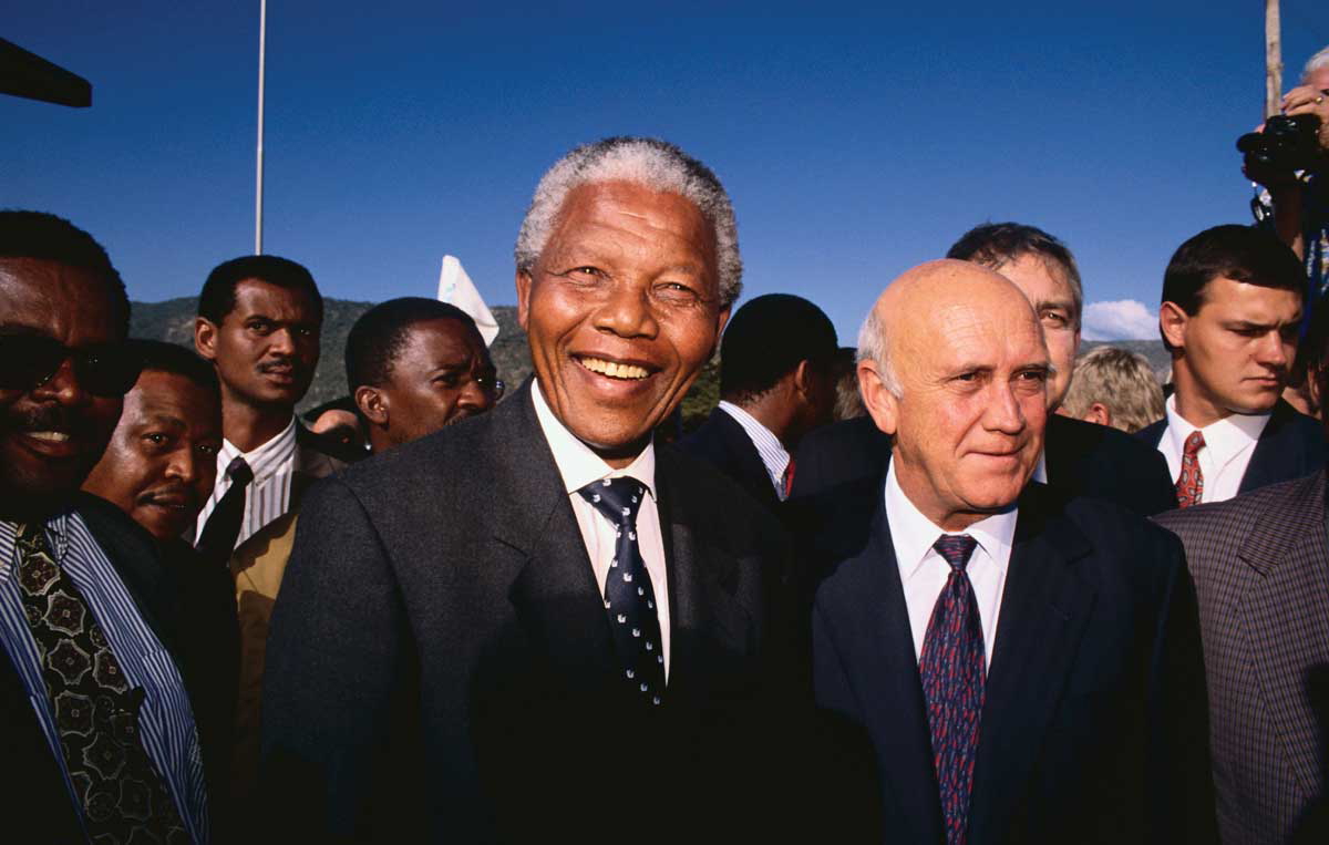 nelson mandela de klerk