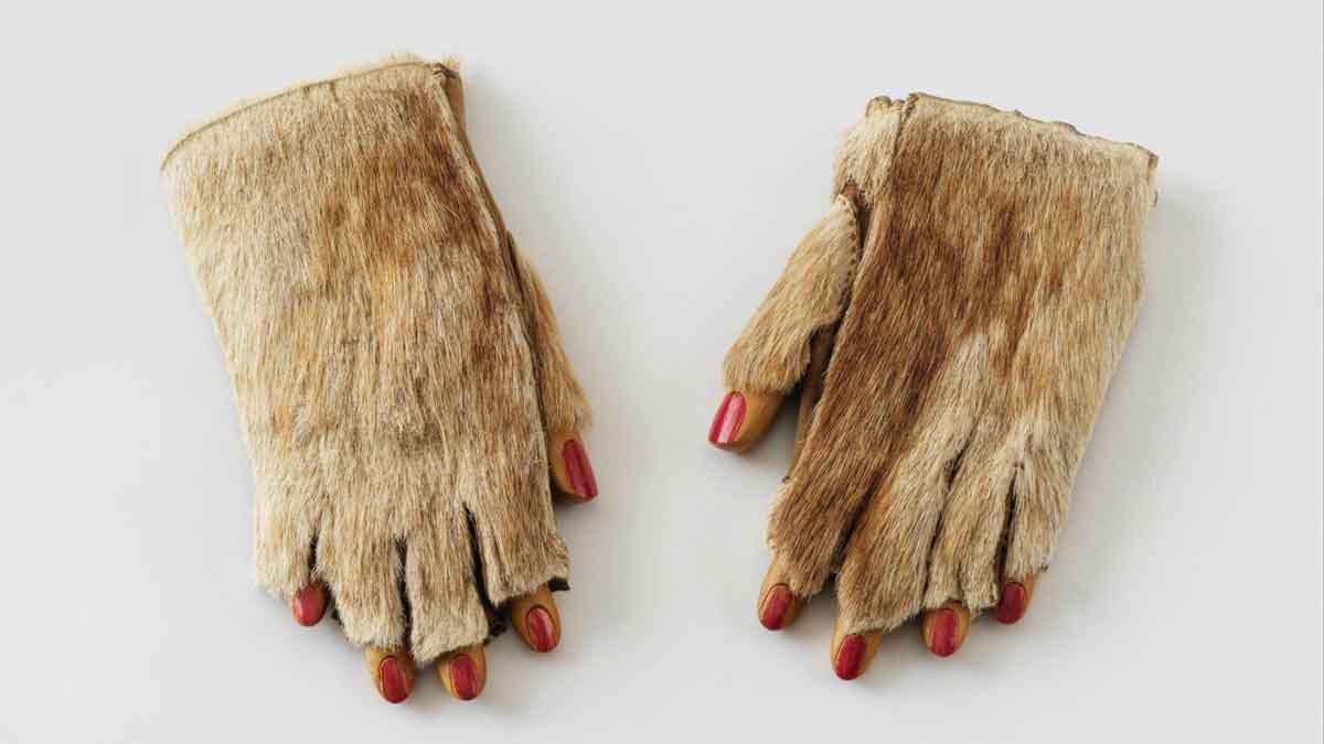 oppenheim fur gloves sculpture