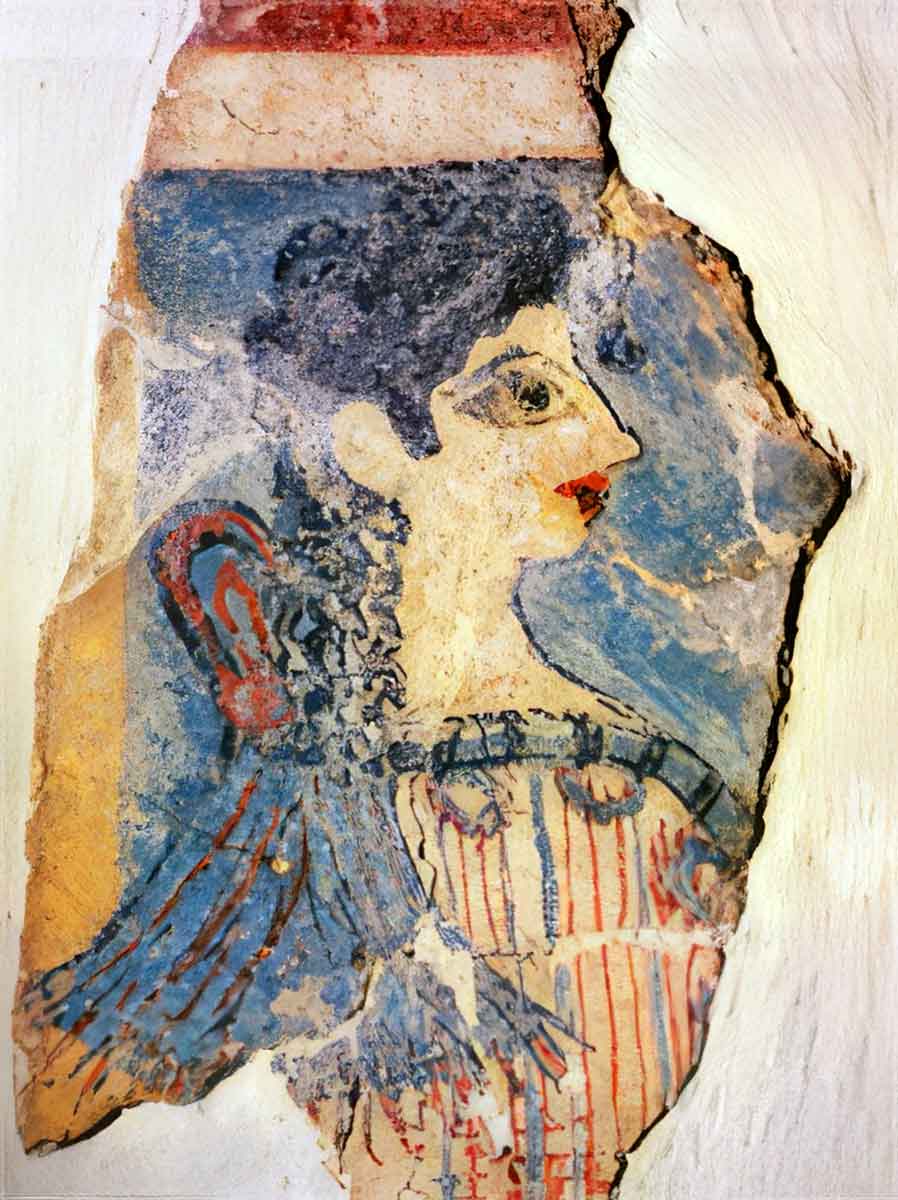 Mujeres parisinas fresco knossos