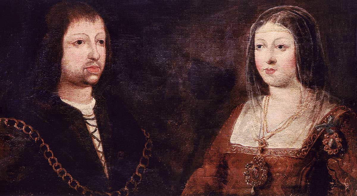 Portrait of Ferdinand and Isabella, King and Queen of Spain, 15th century, artist unknown