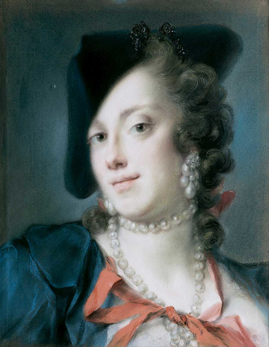 rosalba carriera caterina barbarigo pastel portrait
