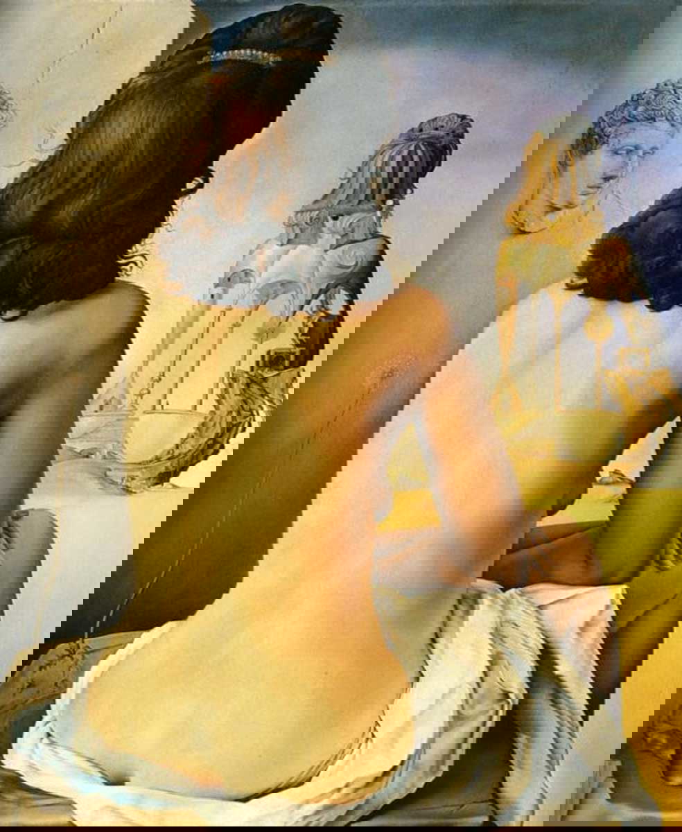 salvador dali my wife naked looking body 1945