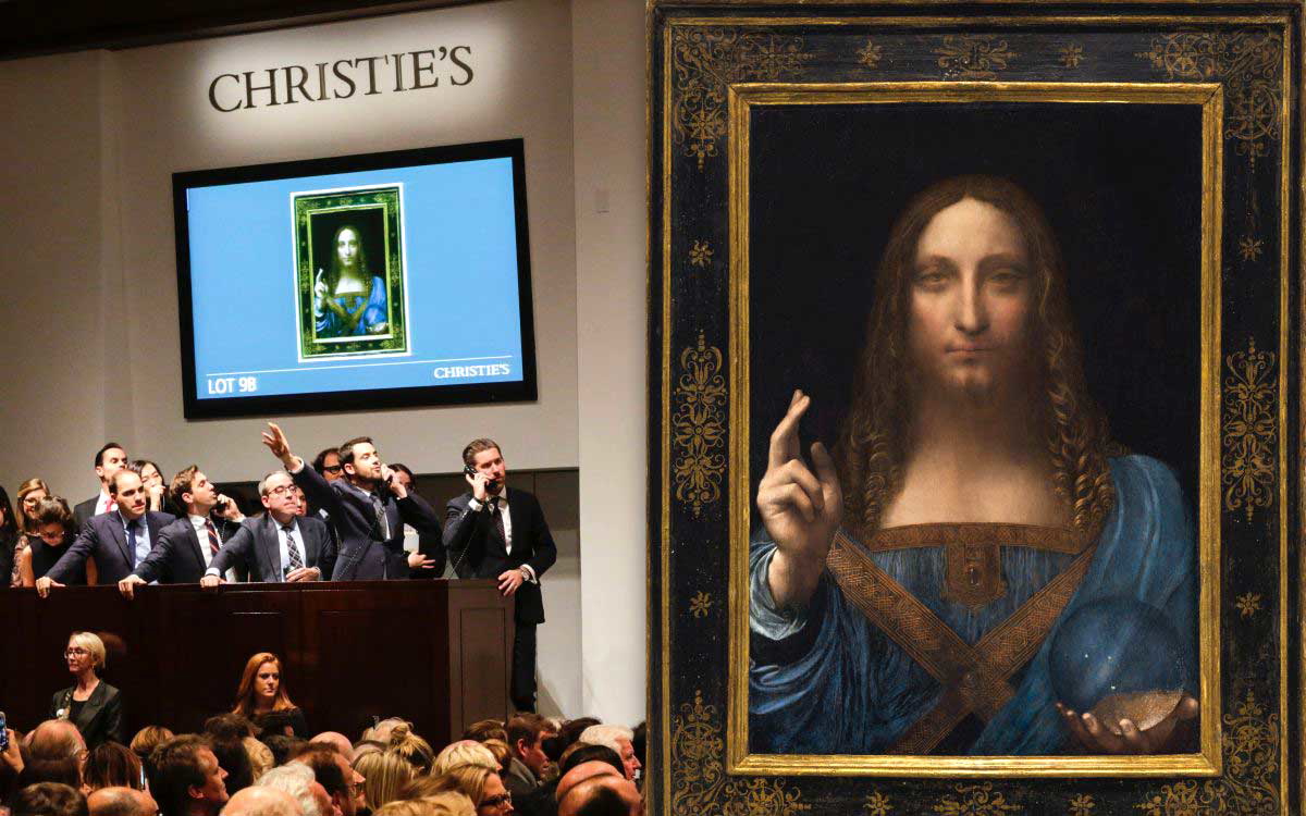 The tense auction at Christie’s New York in 2017 where the Salvator Mundi was sold to Mohammed bin Salman