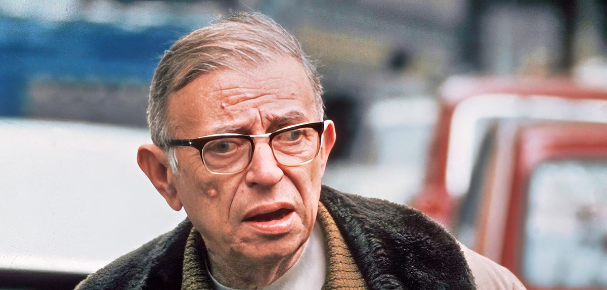 sartre colour photograph