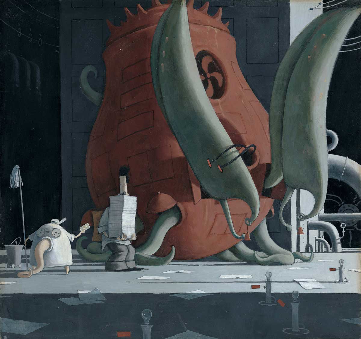 shaun tan lost thing collage