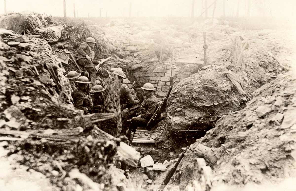 trench warfare douamont trench