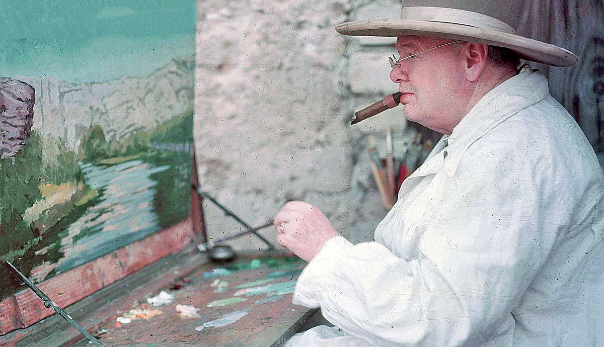 winston churchill artist