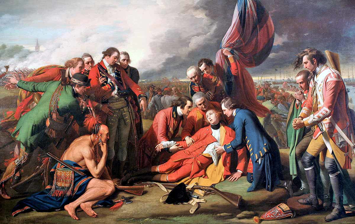 wolfe death benjamin west painting