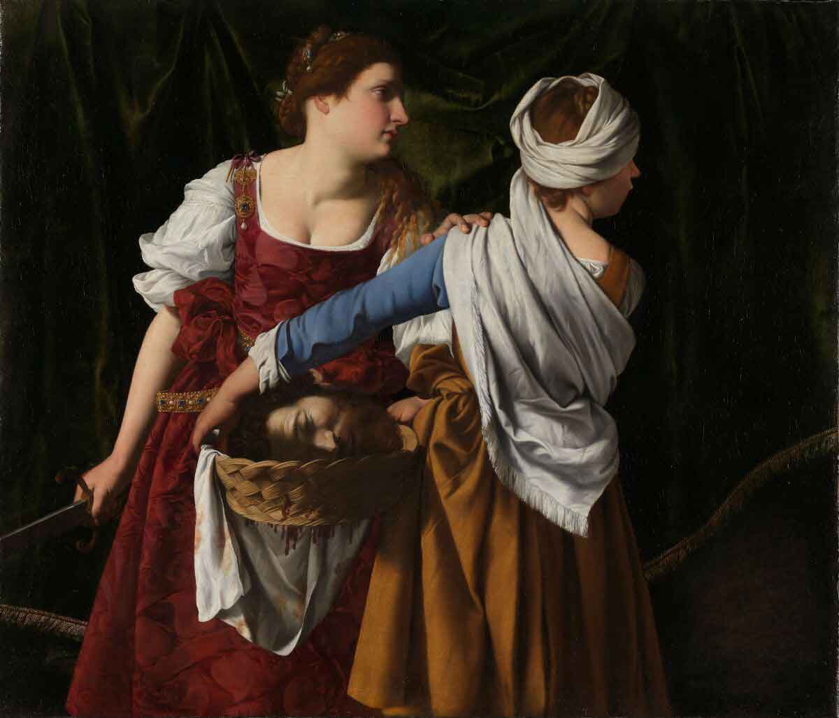 women artists gentileschi judith painting