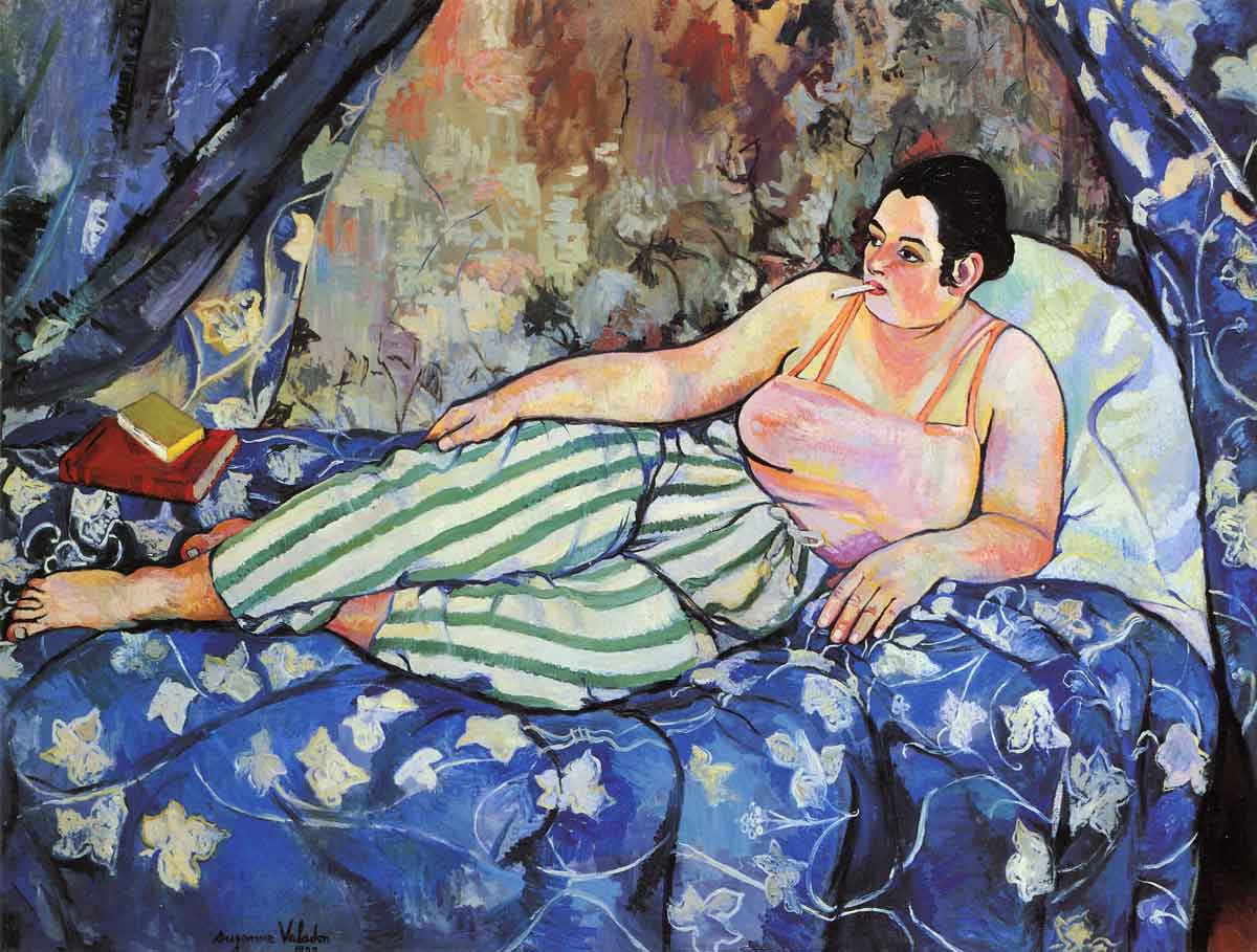 women artists valadon blue room painting