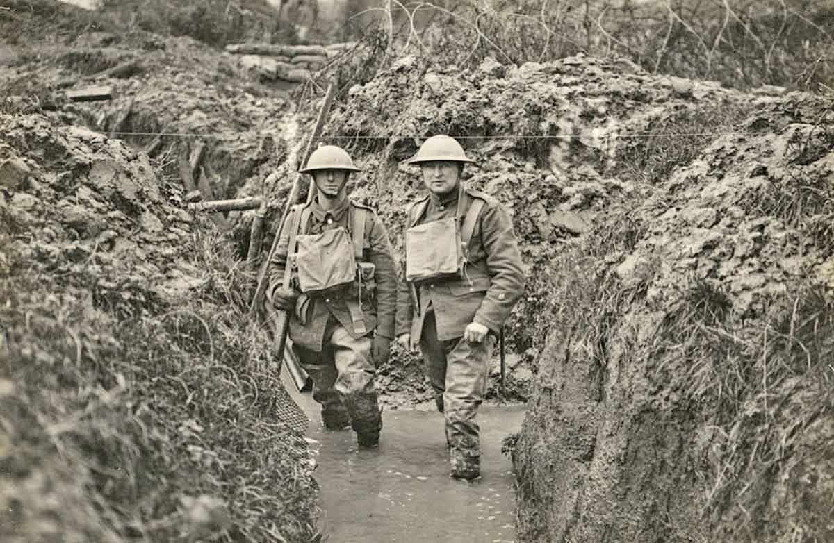 world war i watery trench