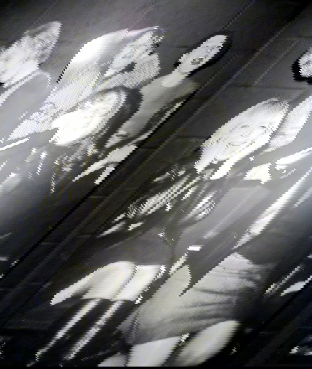 Screaming Beatles fans, date unknown, via Wikimedia Commons