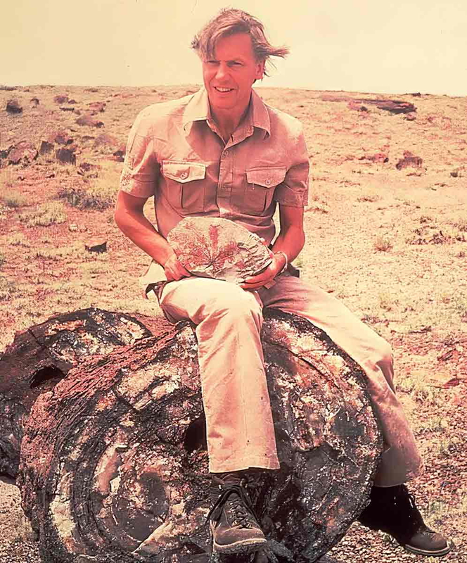 David Attenborough on location for Life on Earth (1979), via BBC.co.uk