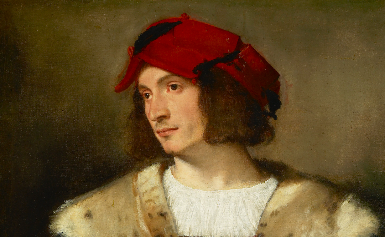 detail titian portrait