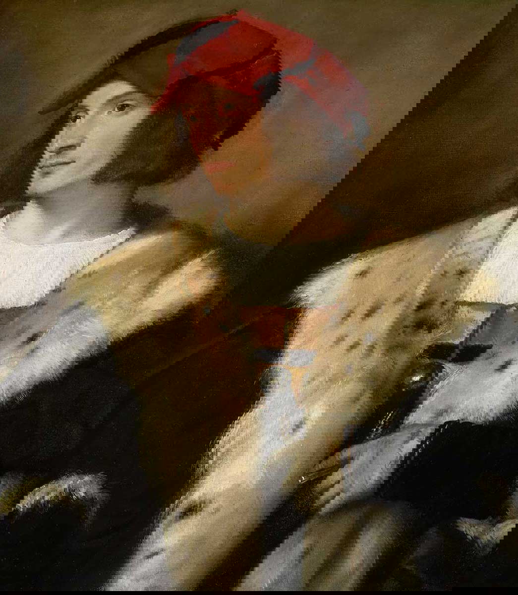 Portrait of a Man in a Red Hat