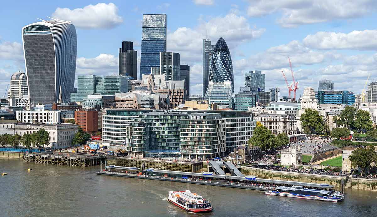 skyline city of london