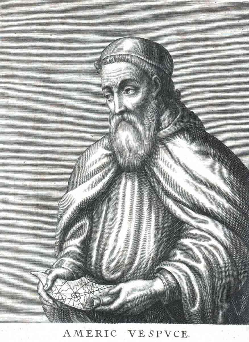 amerigo vespucci illustration