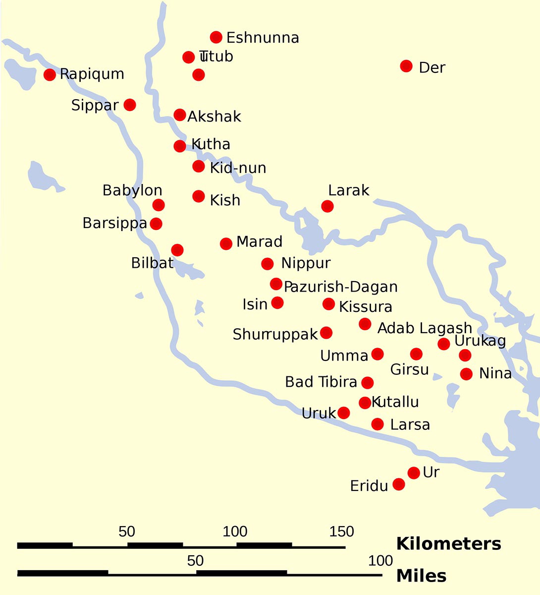 ancient cities mesopotamia