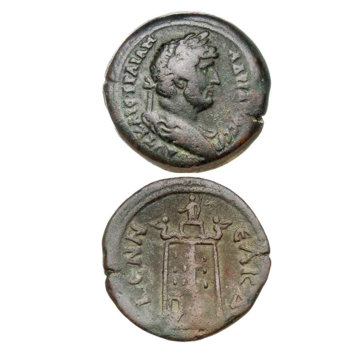 ancient coins andrianus pharos