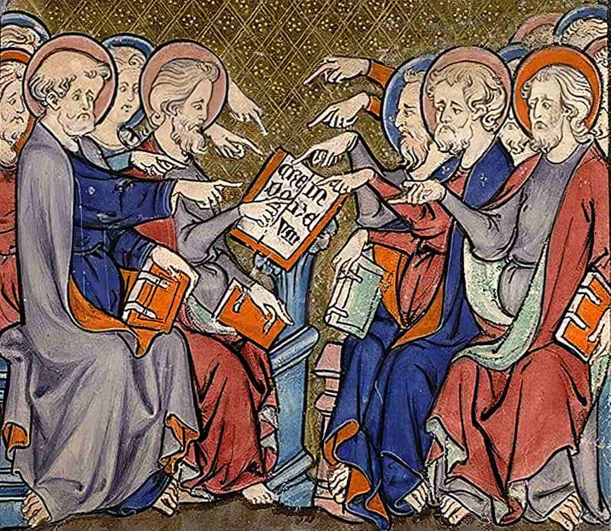 apostles creed medieval manuscript
