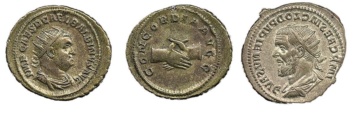 balbinus pupienus antoninianus concordia britishmuseum