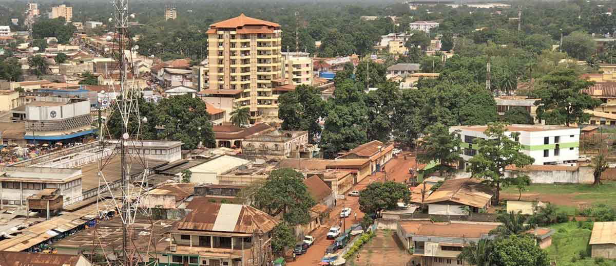 A section of Bangui, the capital of the Central African Republic. Source: United Nations
