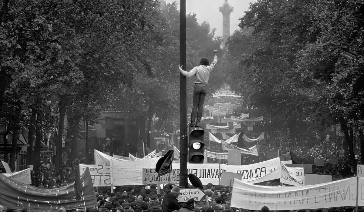barbey brune student workers demonstrations 1968 photo