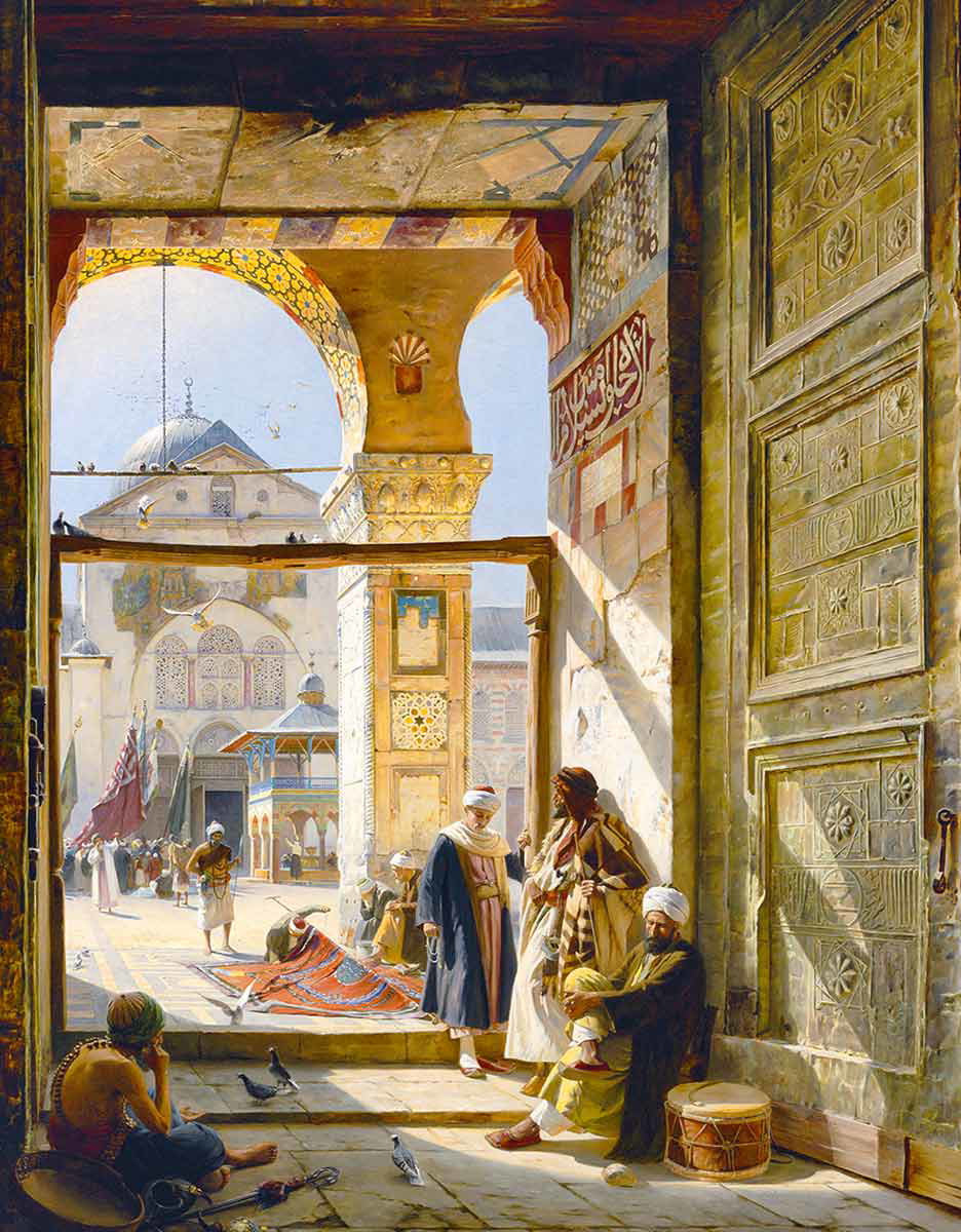 bauernfeind gate great umayyad mosque damascus