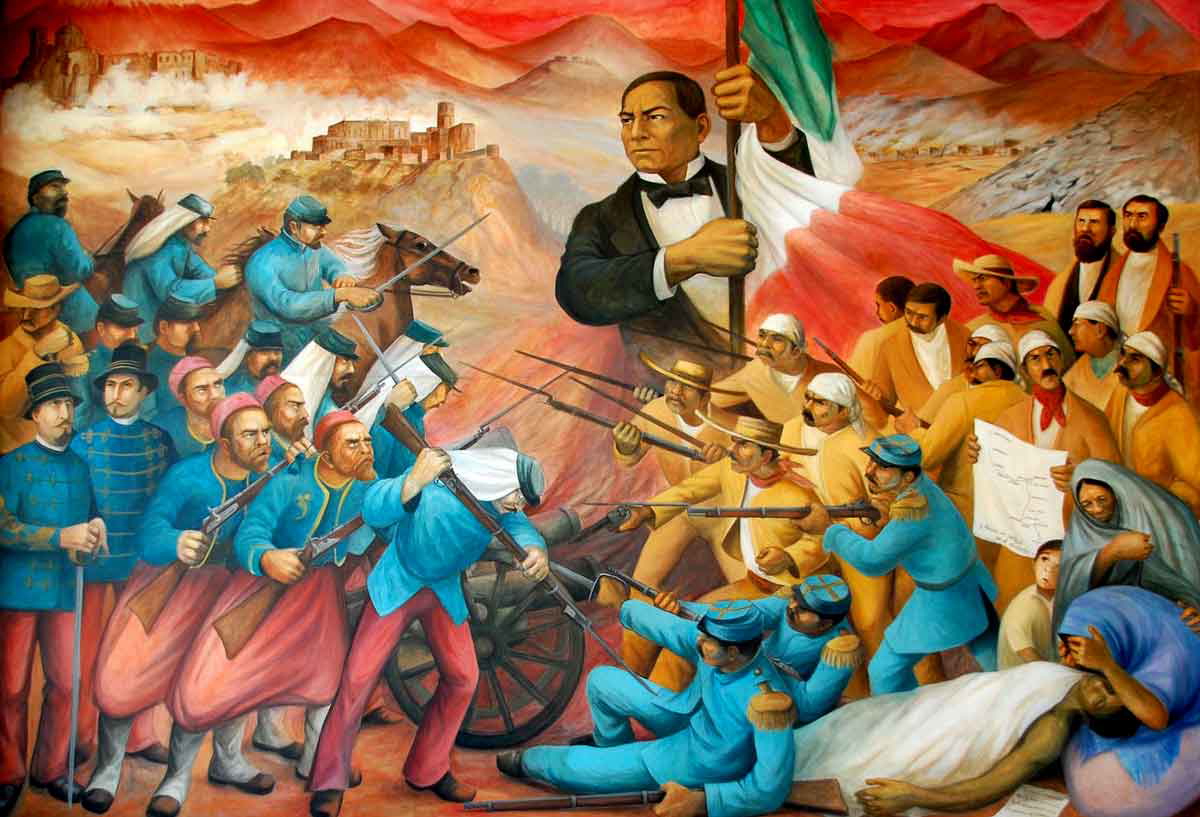benito juarez mural